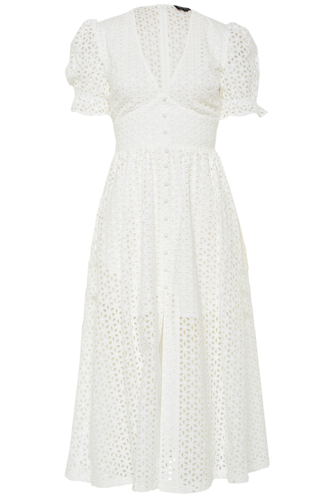 JORDAN LACE DRESS in colour CLOUD DANCER