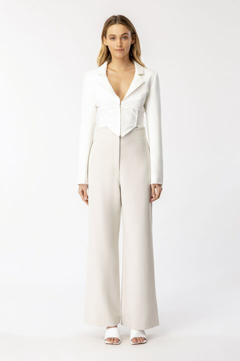 MARCELLA CORSET BLAZER in colour BRIGHT WHITE