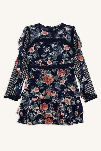 EMMELINE DRESS in colour STRETCH LIMO