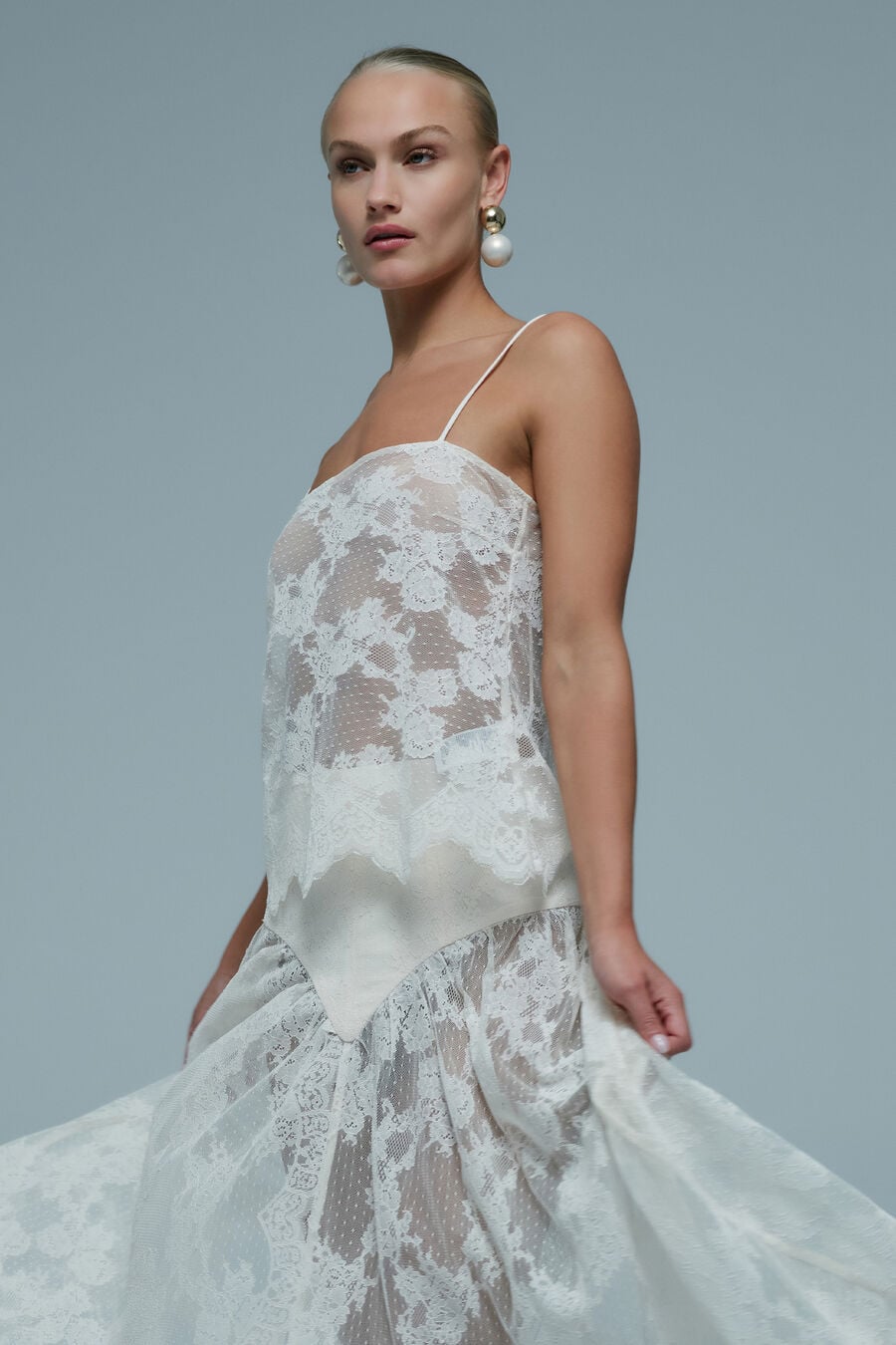 Hildie Sheer Lace Cami