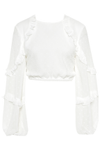 VALENCIA TOP in colour CLOUD DANCER