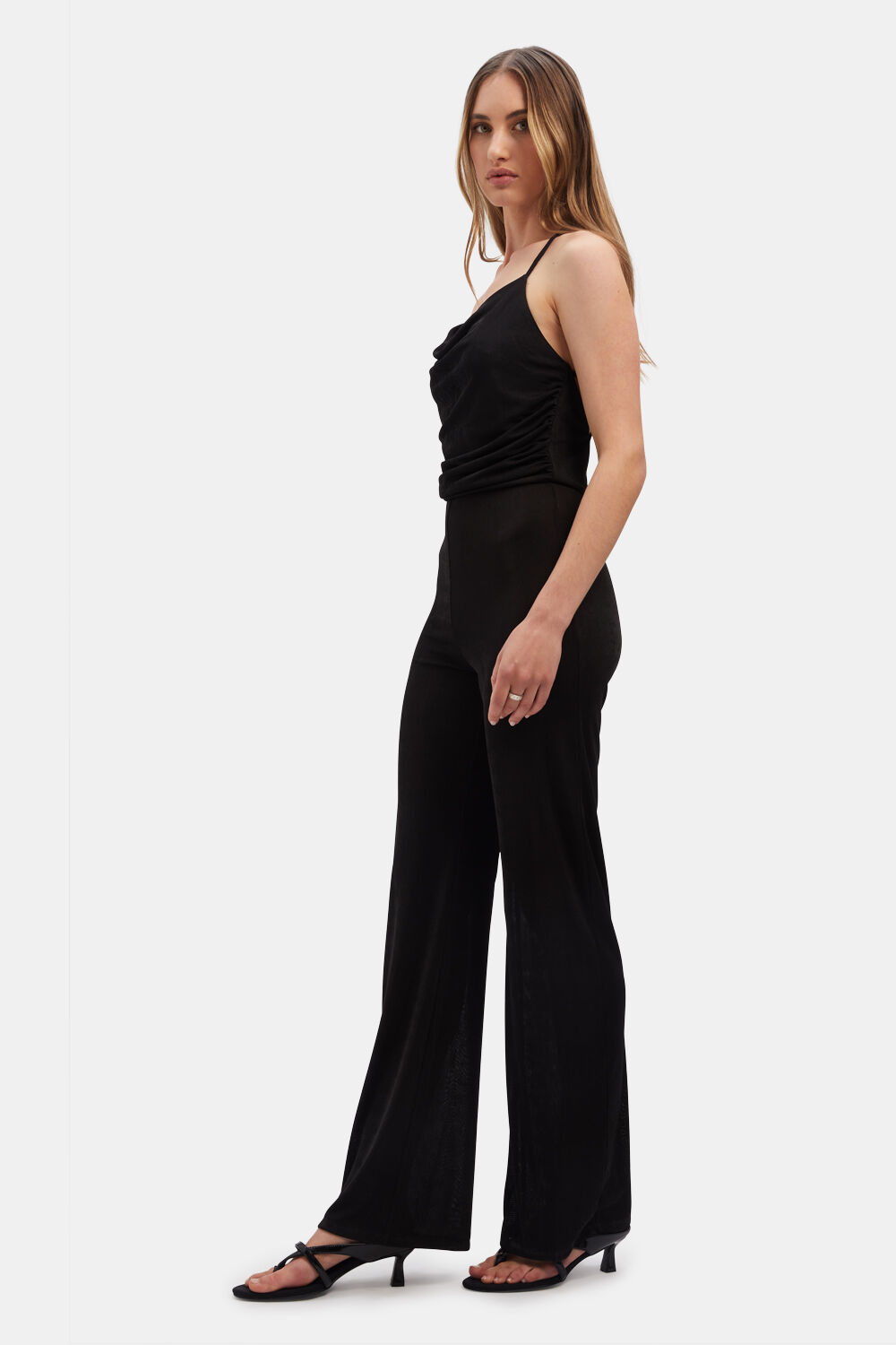 COVET PANTSUIT  in colour CAVIAR