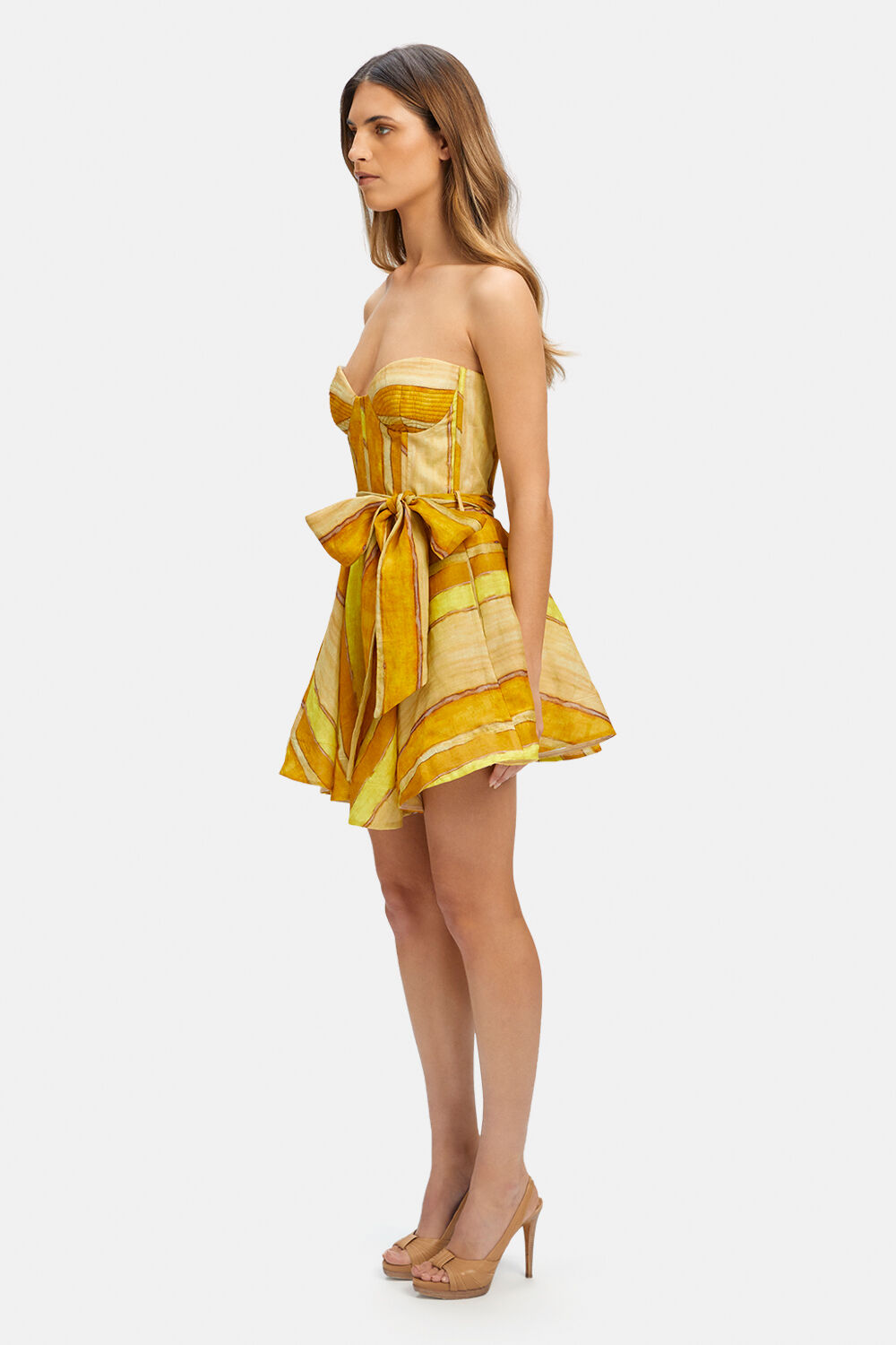 BRYNNE MINI DRESS in colour MISTY ROSE