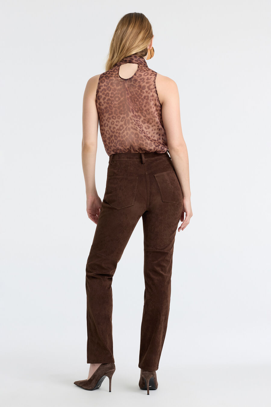 Arlette Neck Tie Printed Top