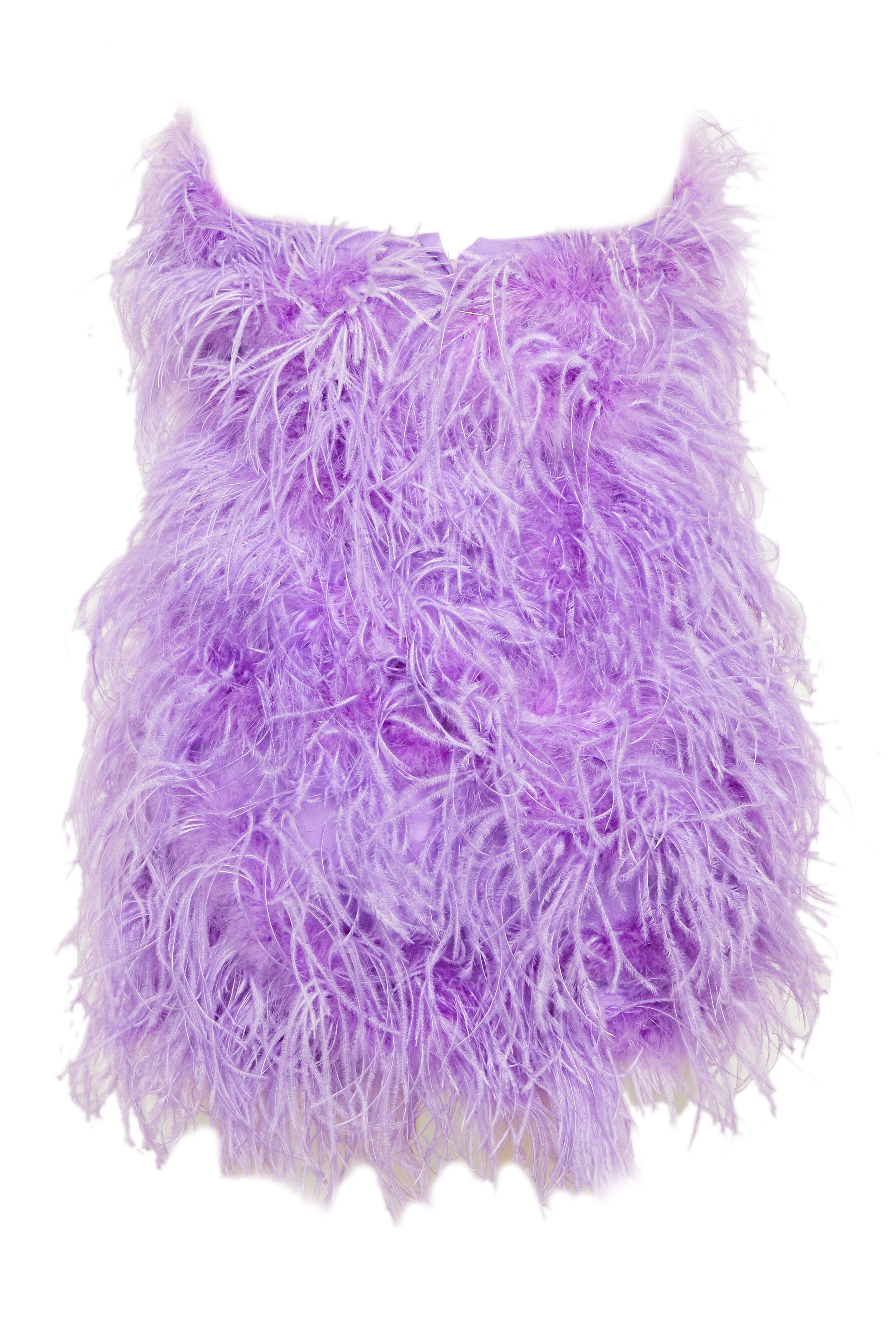 all feather dress