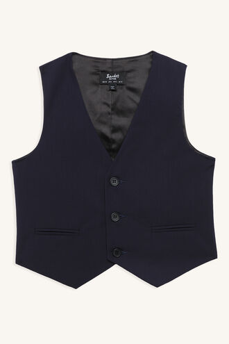HARRY SUIT VEST in colour DRESS BLUES