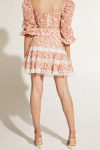 PAISLEY SKIRT in colour AMBER BROWN