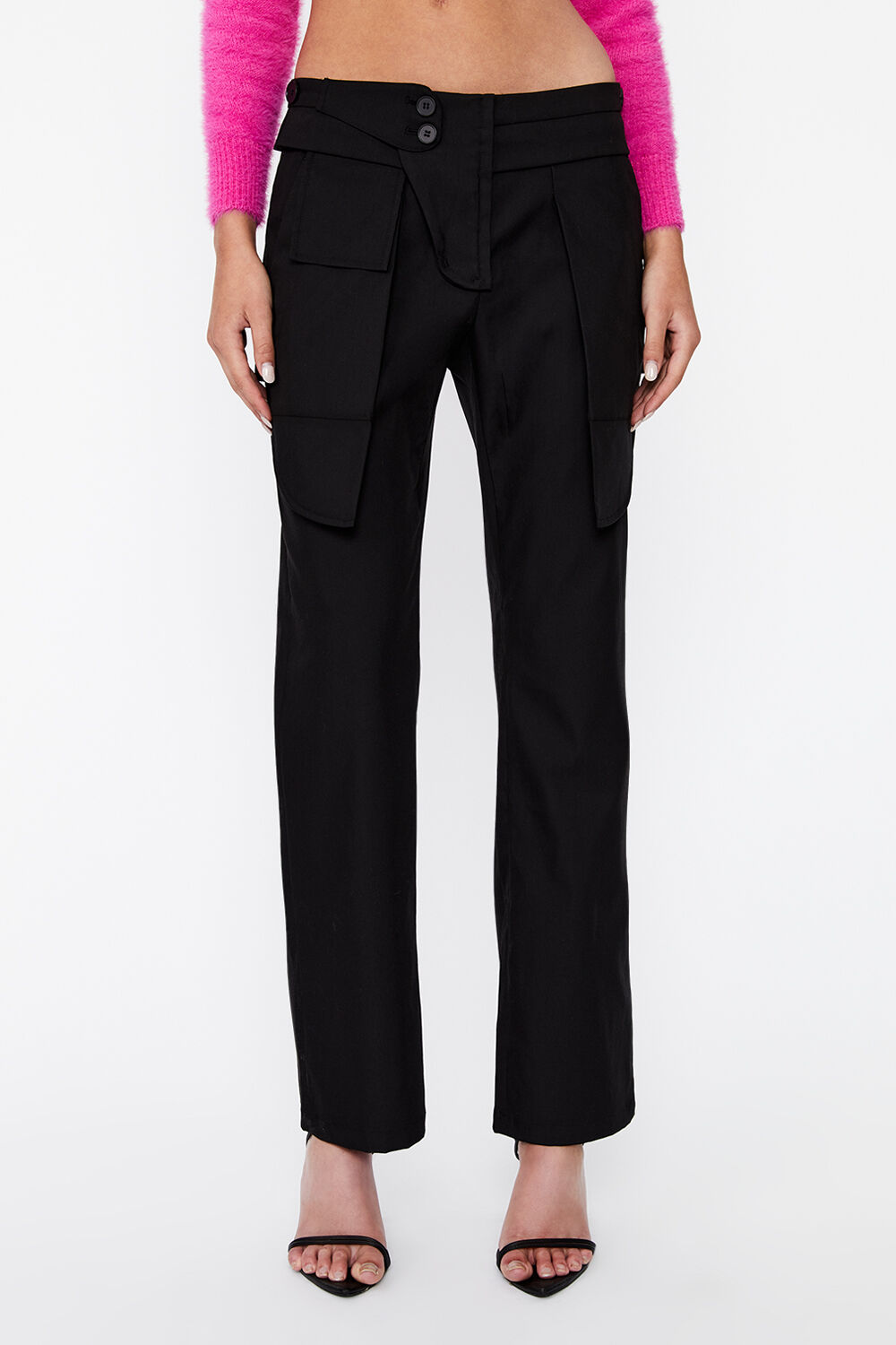 DECONSTRUCTED PANT in colour CAVIAR