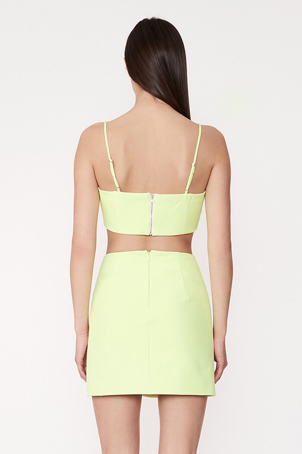 ATHENA CROP TOP in colour LIMEADE