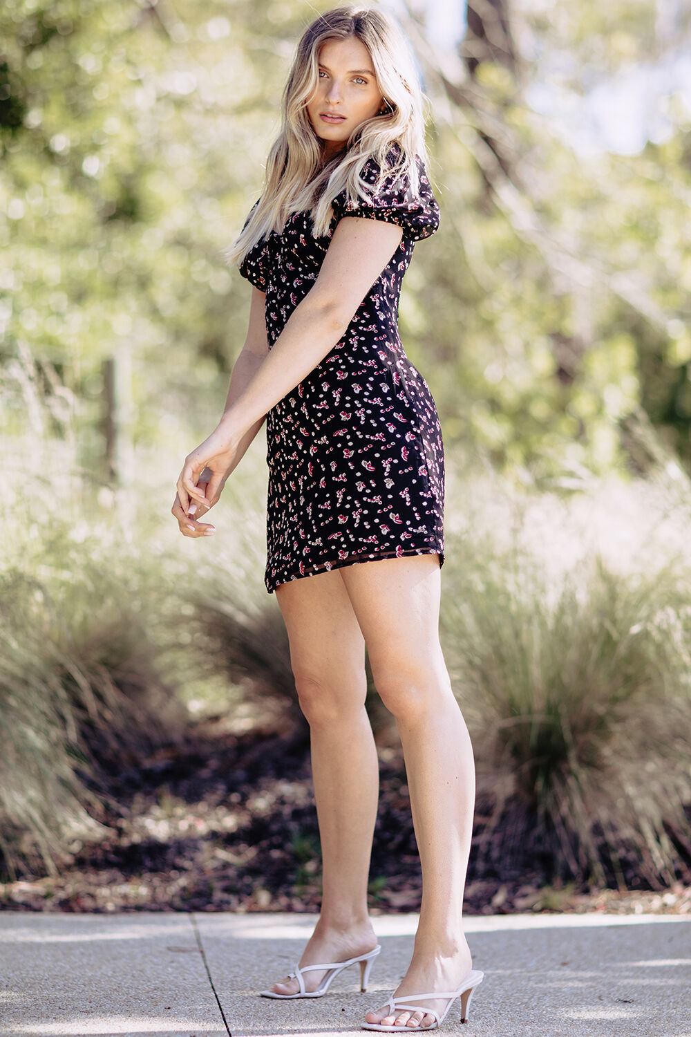 juniper mini dress white