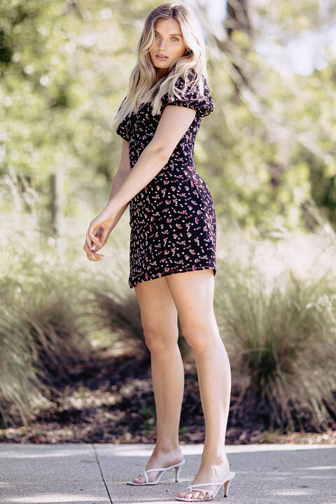 JUNIPER MINI DRESS in colour METEORITE