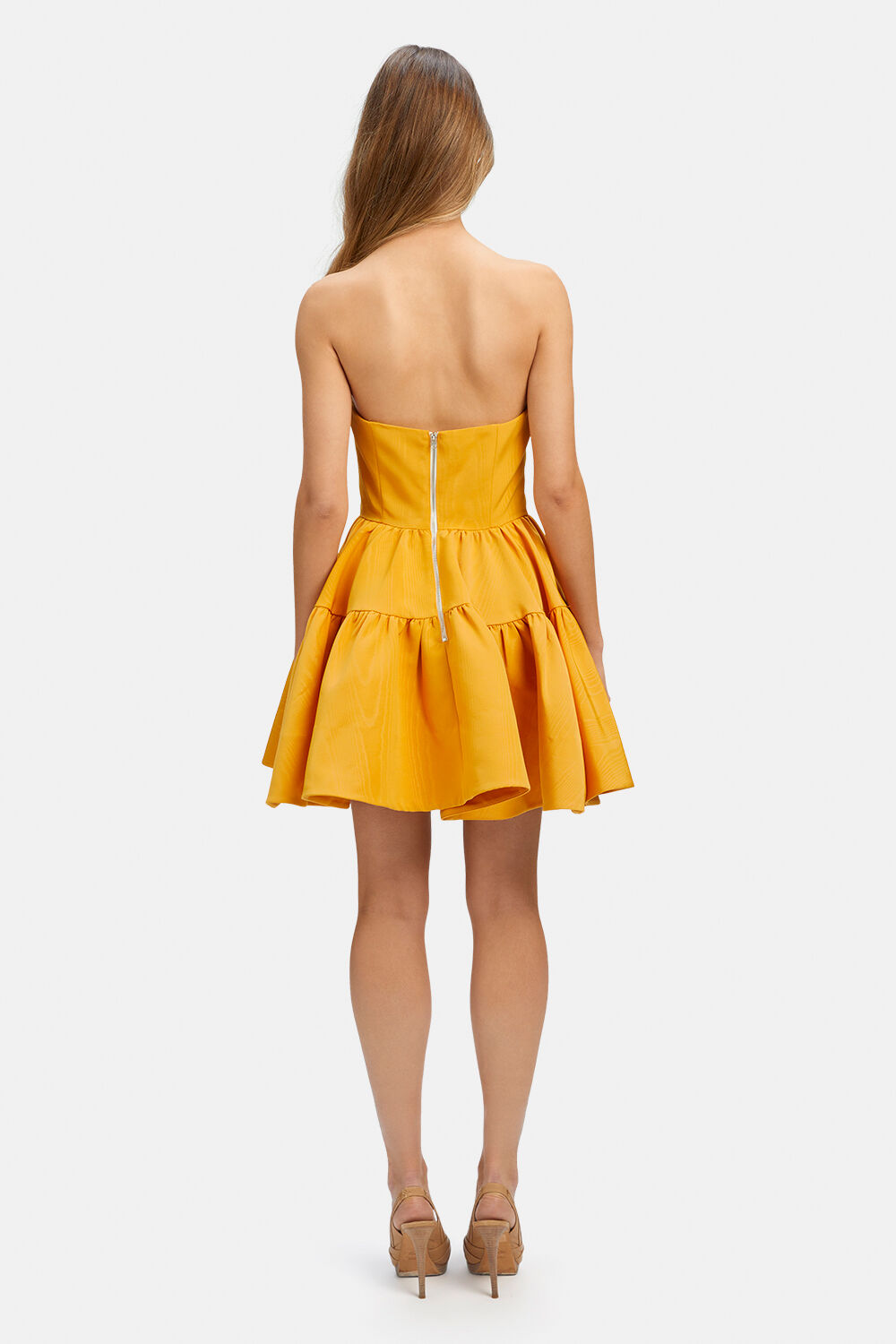 CHARLOTTE MINI DRESS in colour TIGERLILY