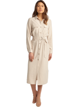 JANA SHIRT DRESS in colour MOONLIGHT