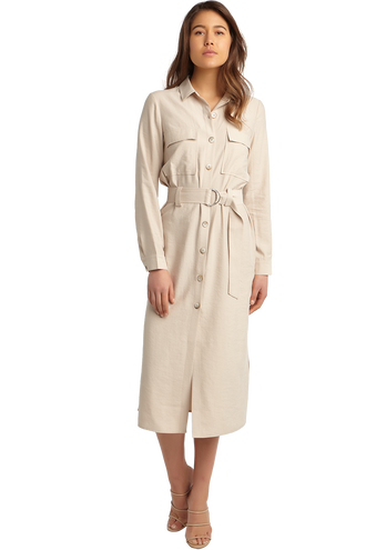 JANA SHIRT DRESS in colour MOONLIGHT