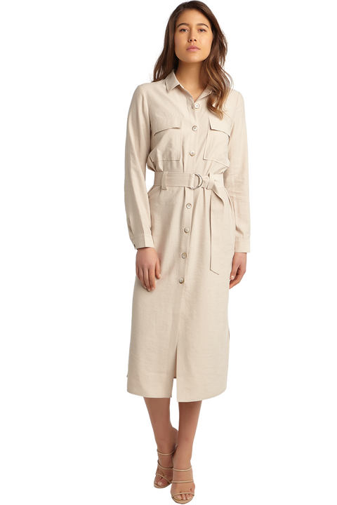 JANA SHIRT DRESS in colour MOONLIGHT