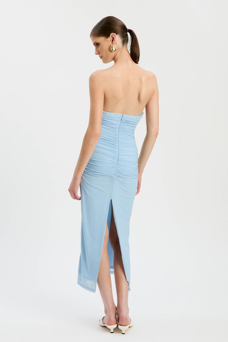 Julane Mesh Midi Dress