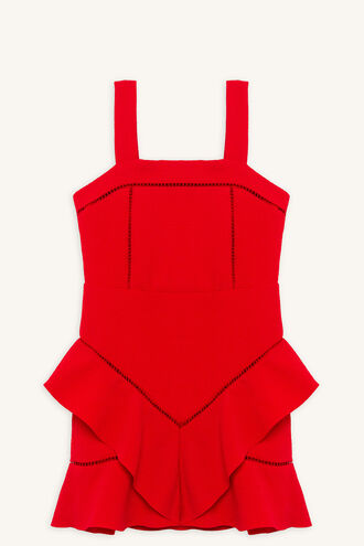 ESTA FRILL DRESS in colour LOLLIPOP