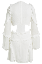 ZIGGY MINI DRESS in colour CLOUD DANCER