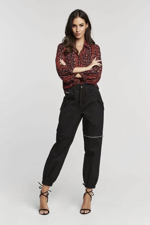csg cargo zip fleece pants
