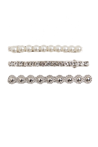 TRIPLE MIX CLIP SET in colour TORTOISE SHELL