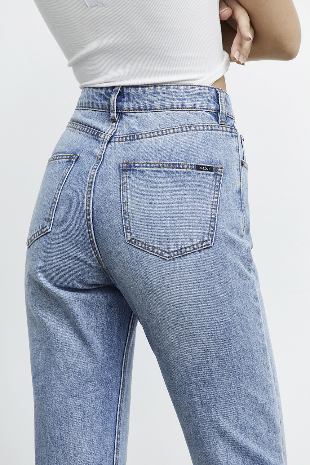 THE CLEAN MUM JEAN in colour MIDNIGHT NAVY