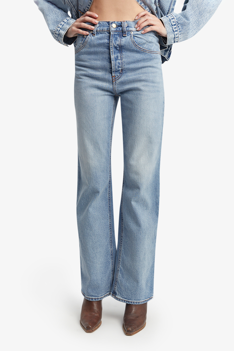 NOUVELLE STRAIGHT LEG JEAN in colour MIDNIGHT NAVY