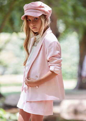 MALIBU SHORT in colour BLUSHING BRIDE