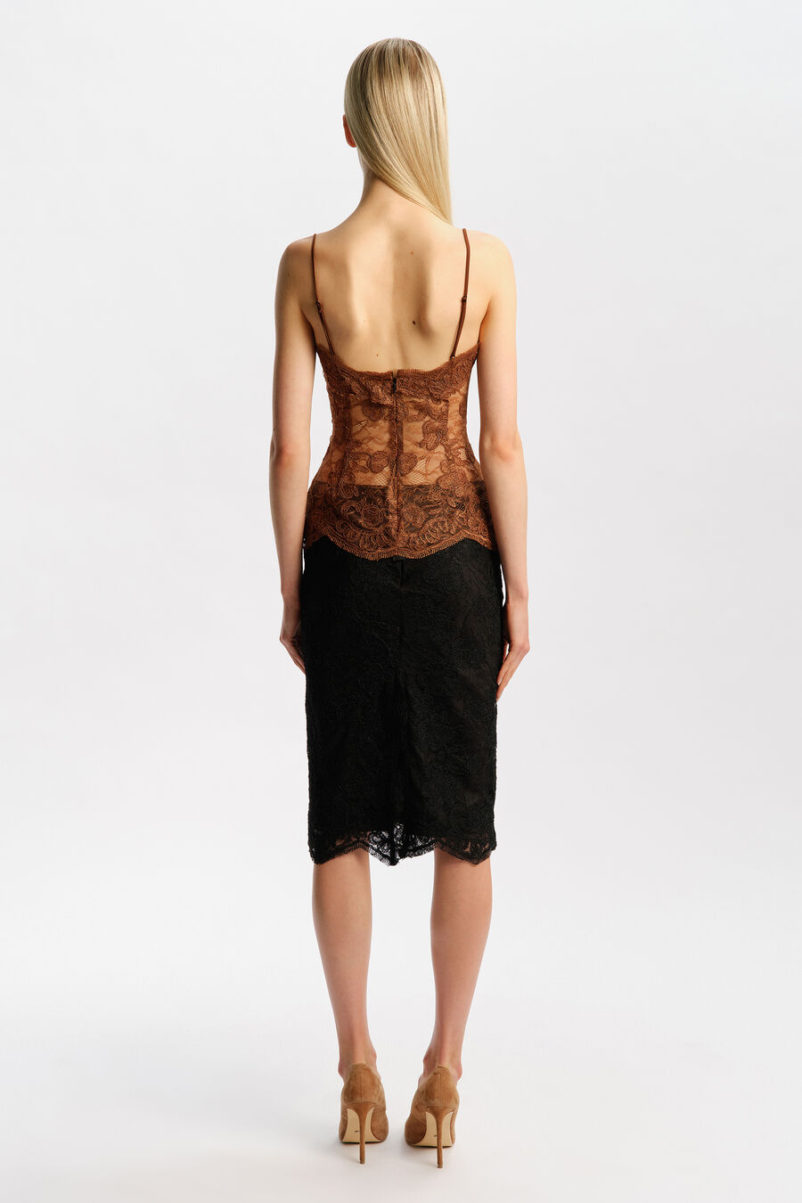 Andrina Lace Fitted Top