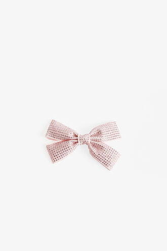 PINK DIAMANTE BOW in colour PARADISE PINK