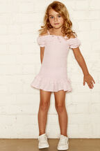 GWEN MINI DRESS in colour BLUSHING BRIDE