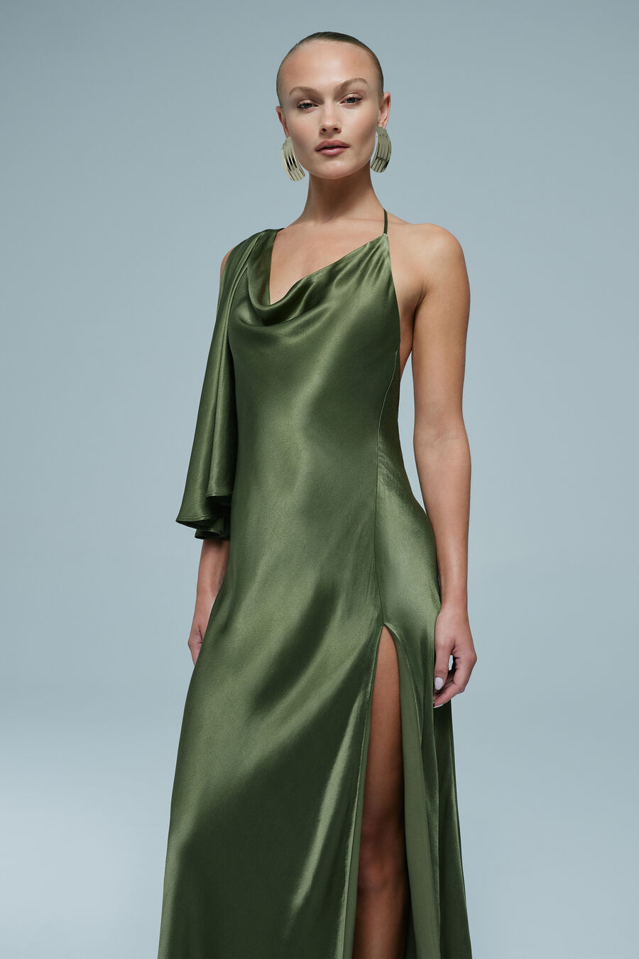 Anastasia Satin Maxi Dress
