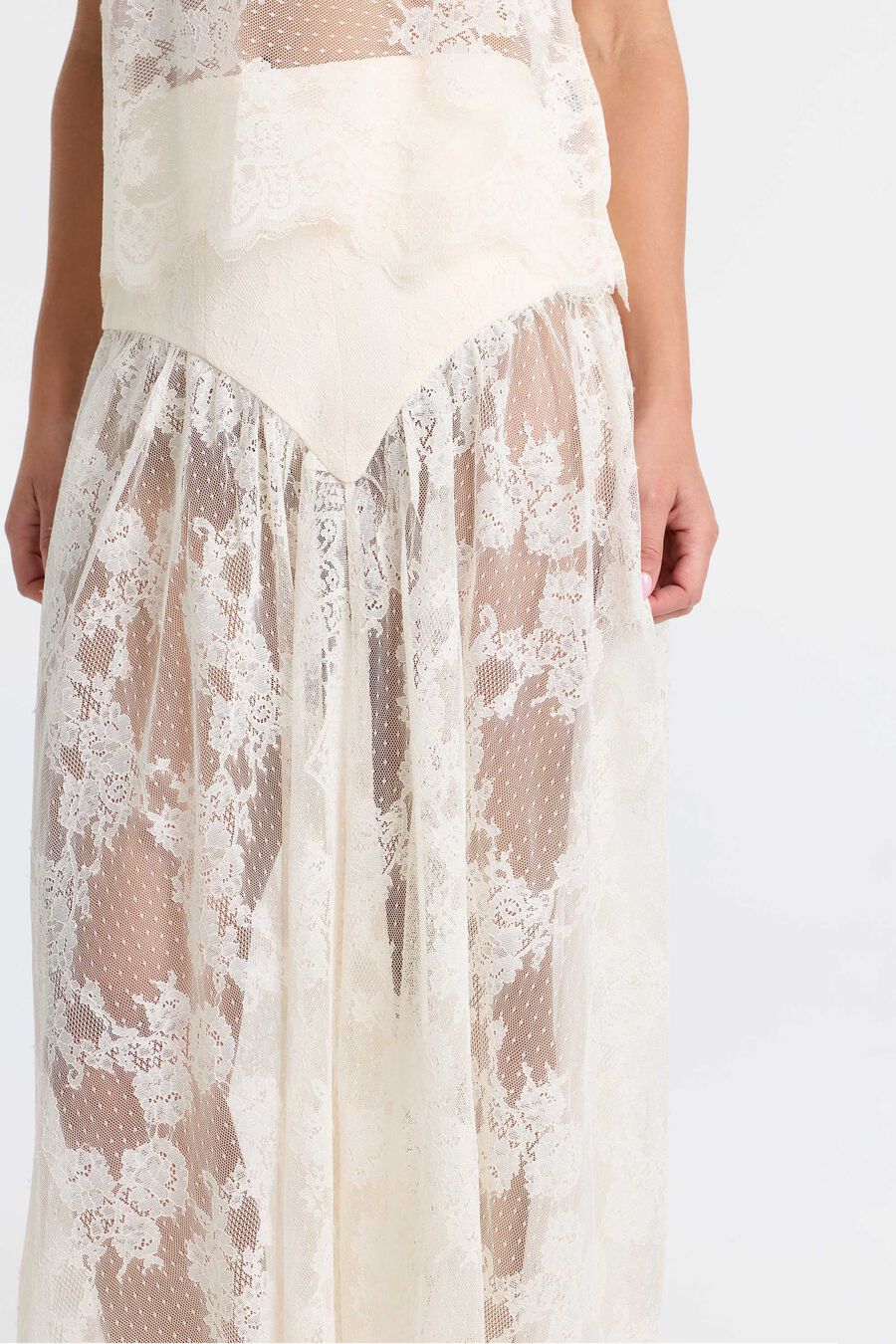 Hildie High Waisted Midi Skirt