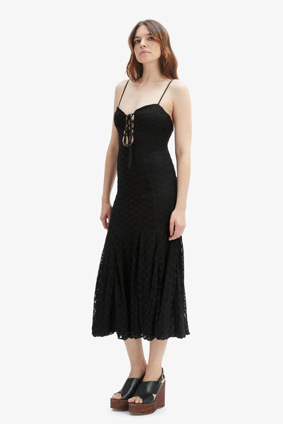 Delaney Lace Midi Dress