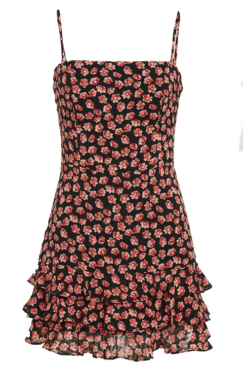 DITSY MINI DRESS in colour METEORITE