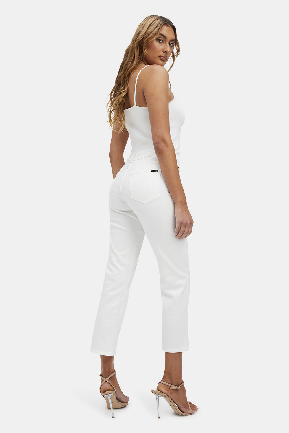 CIARA STRAIGHT JEAN in colour BRIGHT WHITE