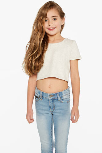 NINA SCOOP TEE in colour MOONBEAM