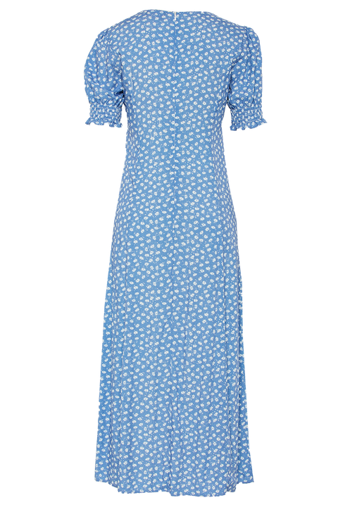MILLIE FLORAL DRESS in colour POWDER BLUE