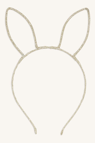 GLITTER BUNNY EARS in colour PINK CARNATION