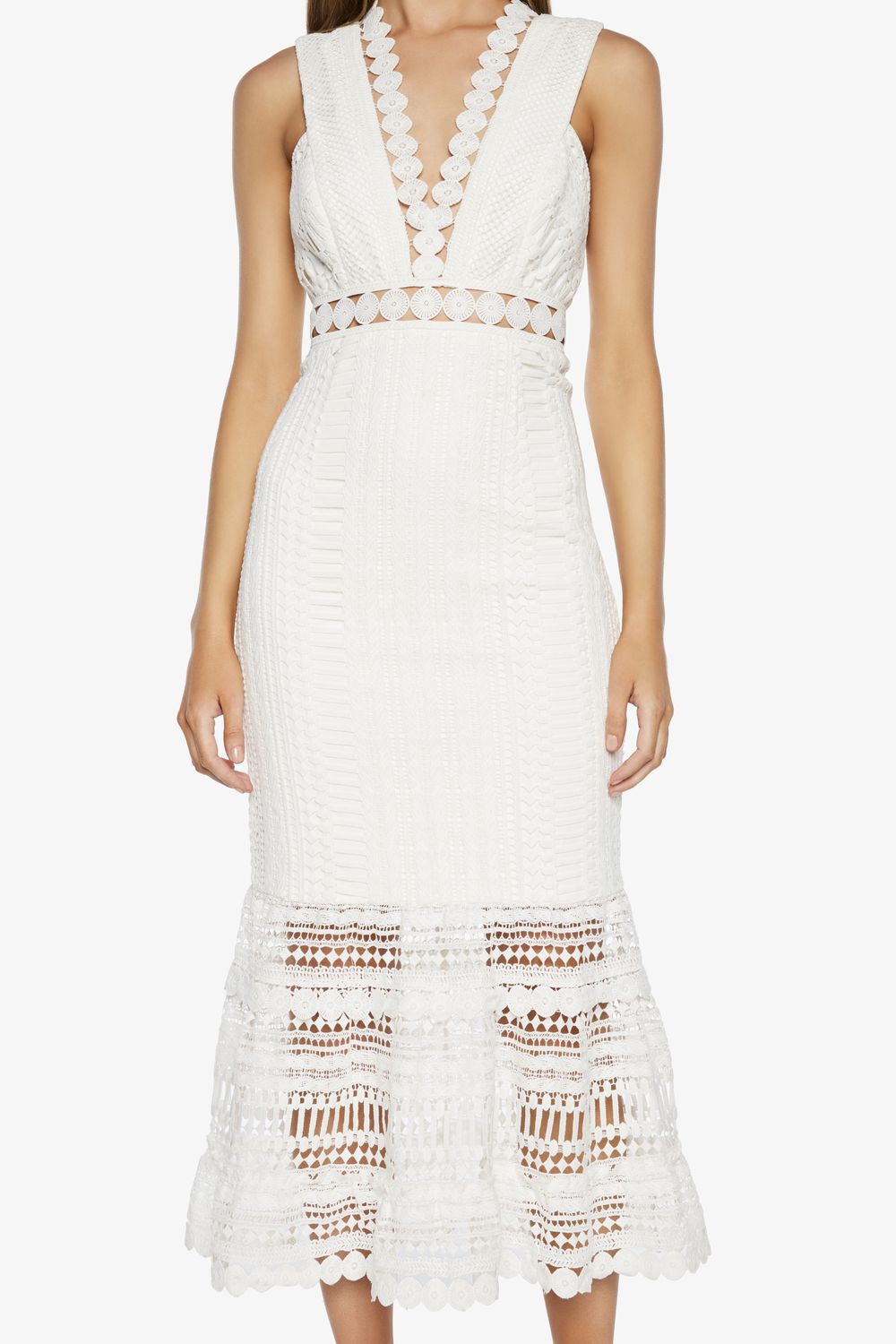 bardot petra lace dress