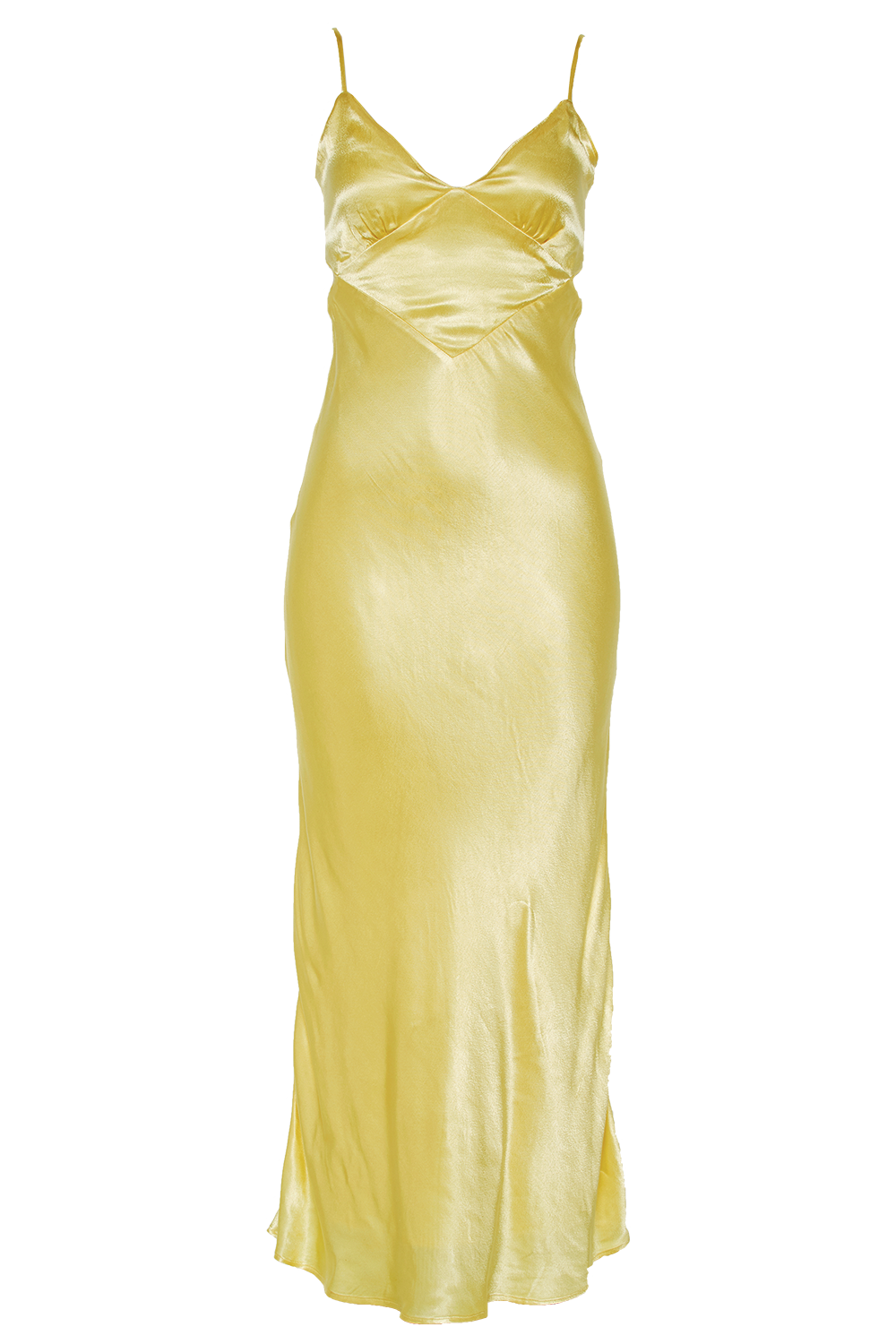 MALINDA SLIP DRESS in colour LIMELIGHT