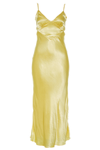 MALINDA SLIP DRESS in colour LIMELIGHT