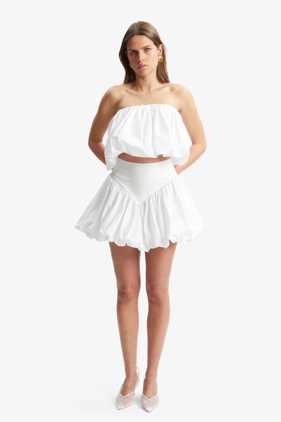 Lissett Poplin Mini Skirt