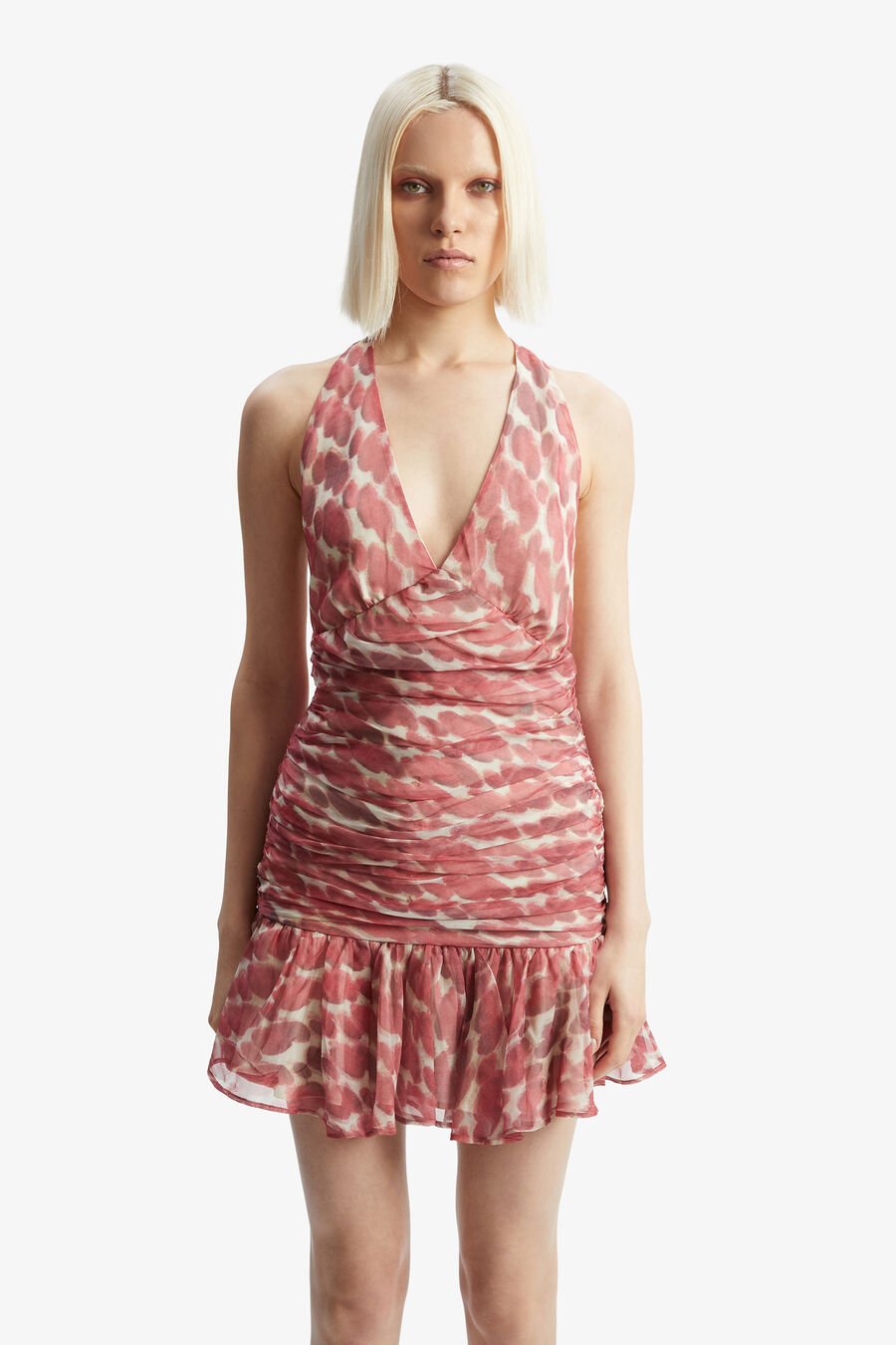 Mave Halter Neck Mini Dress