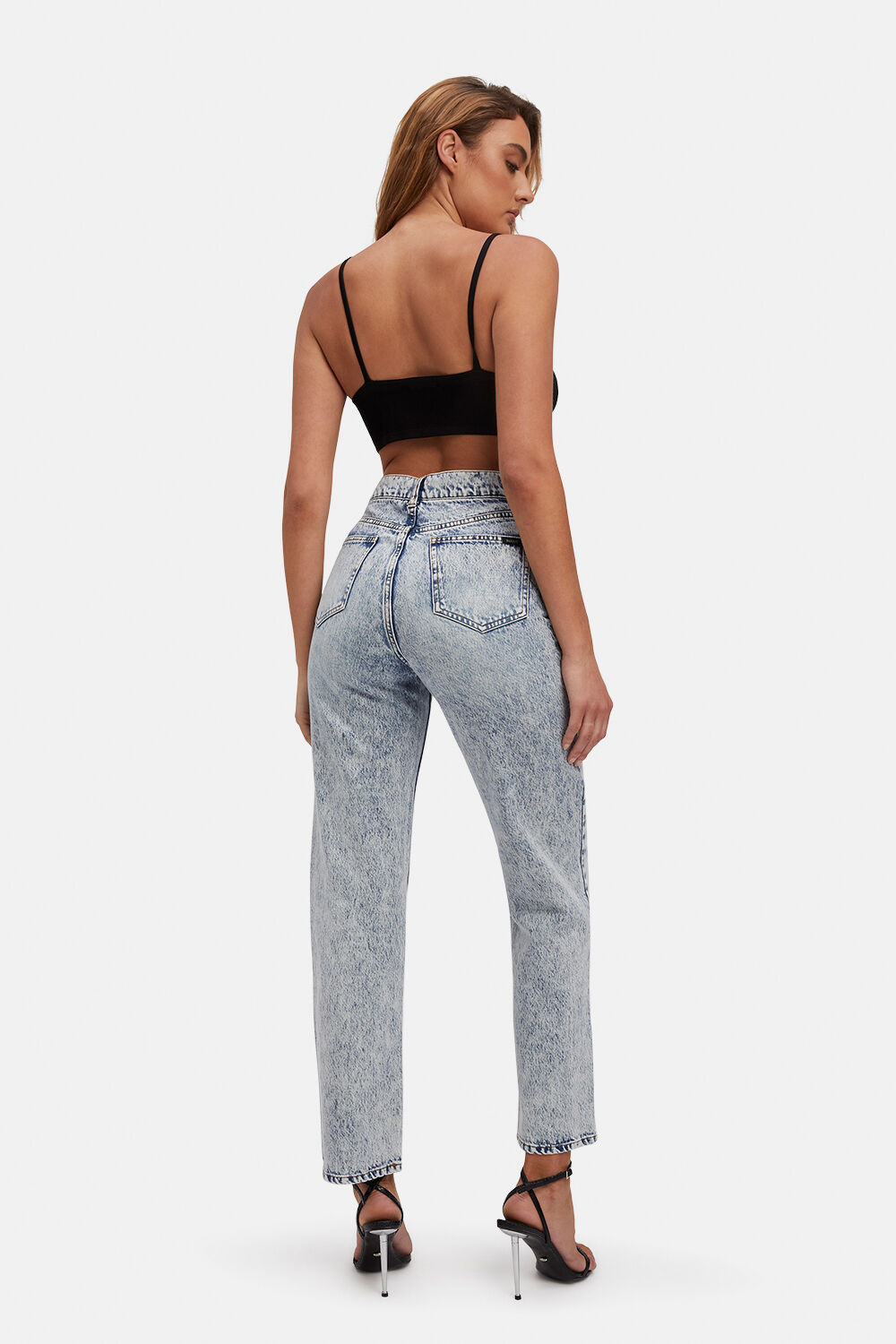REMI CROSSOVER JEAN in colour MELLOW GREEN