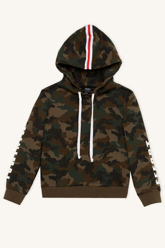 MINIMAL EFFORT HOODY in colour BURNT OLIVE