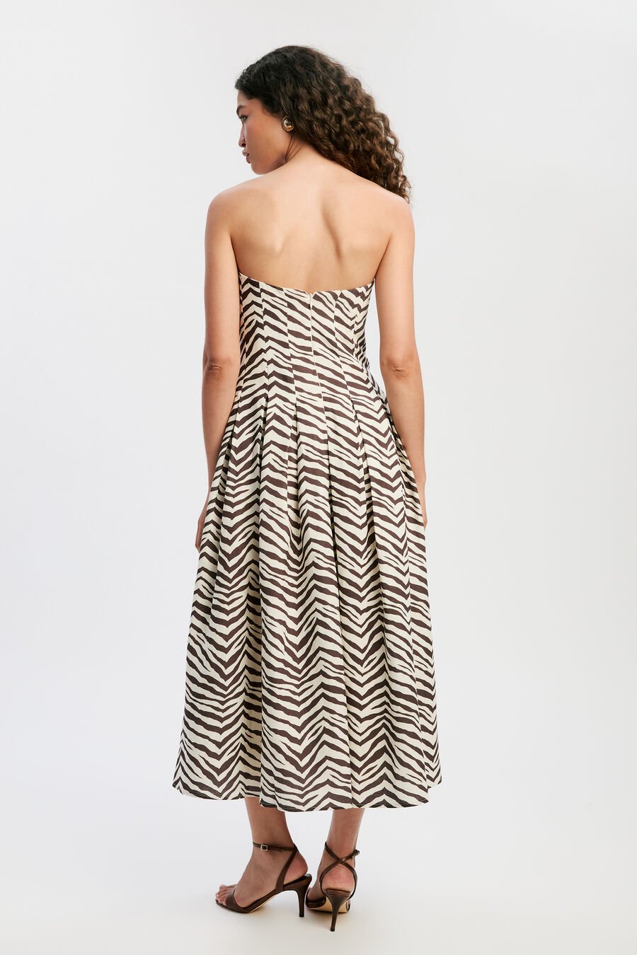 Isalia Strapless Midi Dress