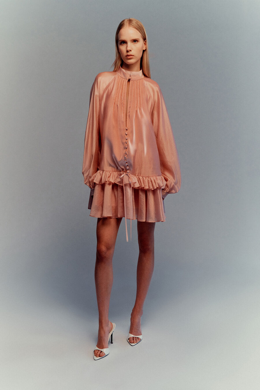 Carmela Long Sleeve Mini Dress
