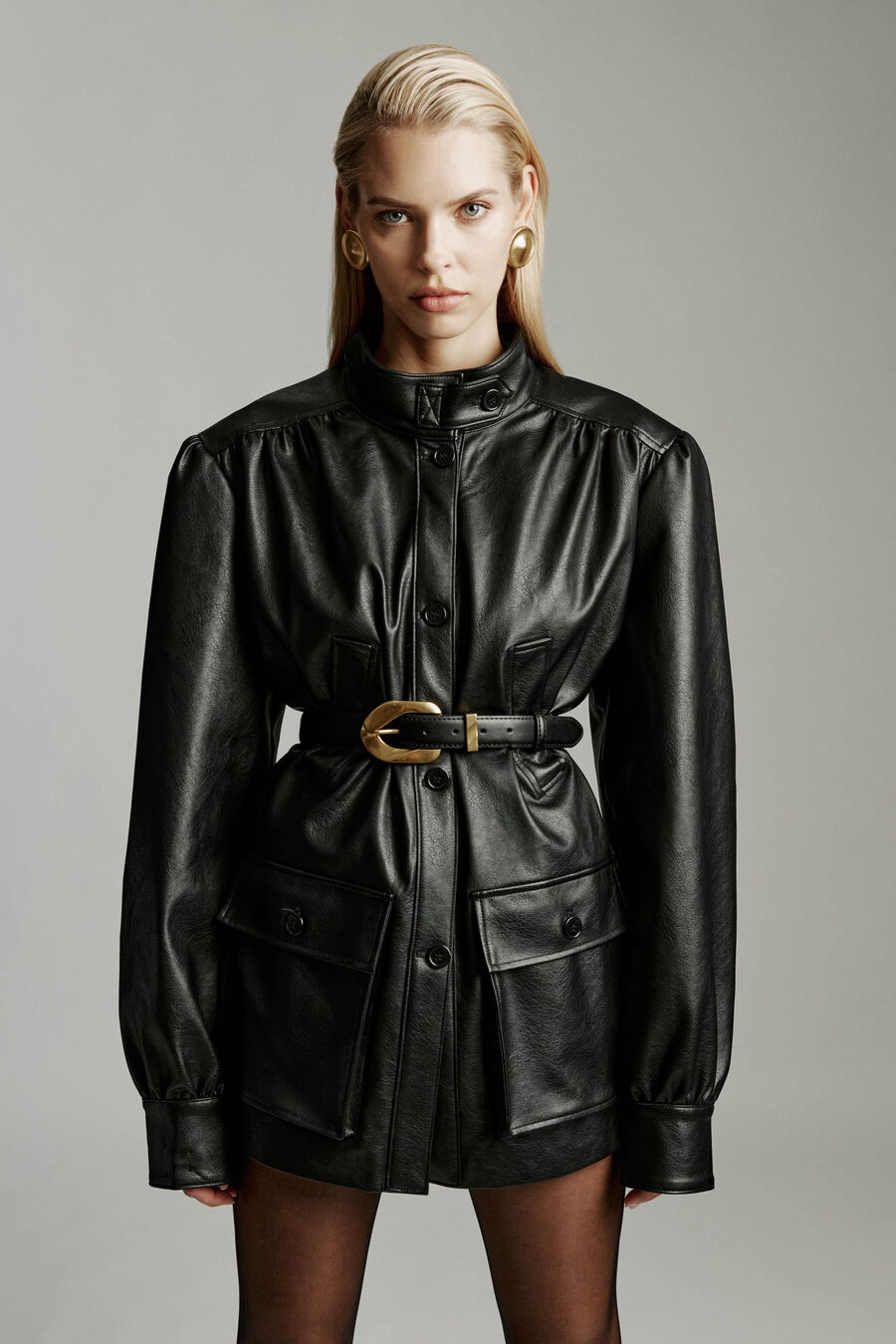 Clements Vegan Leather Jacket