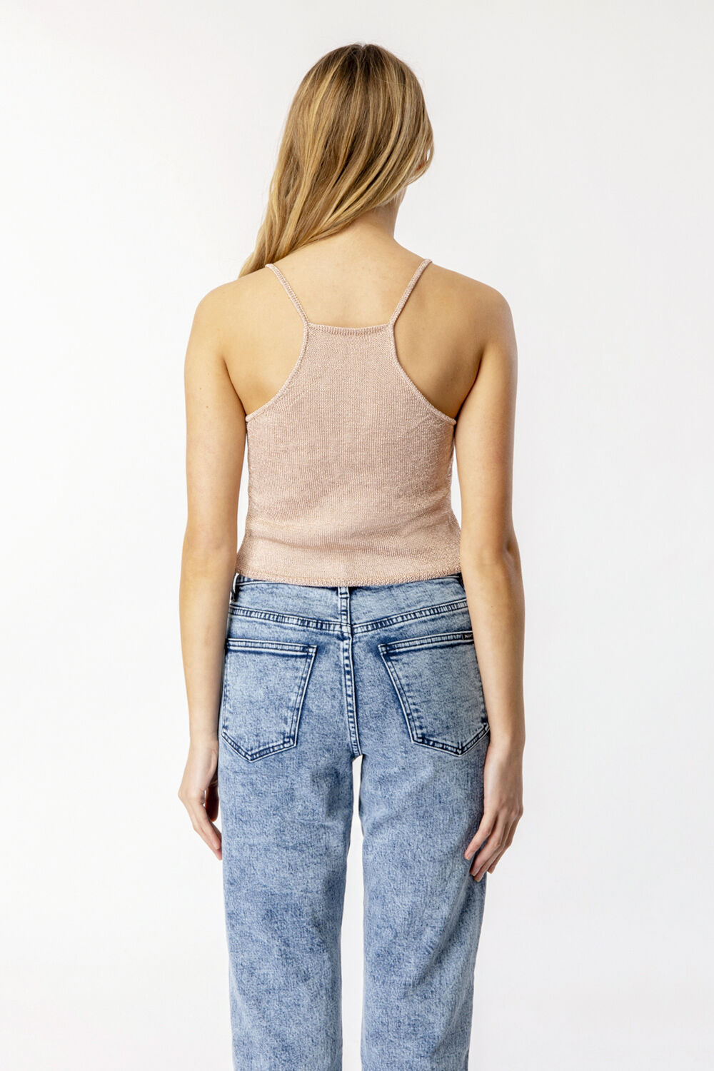 LUREX CAMI in colour ROSE CLOUD