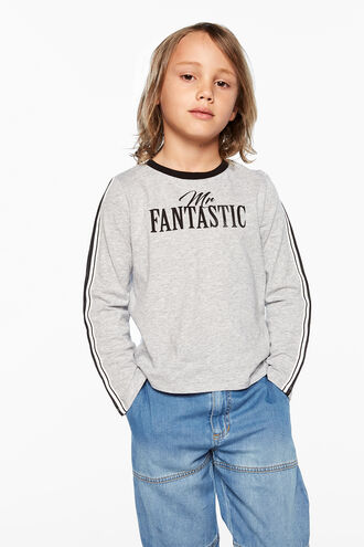 MR FANTASTIC L/S TEE in colour VAPOR BLUE